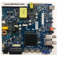 YM-190430 CV358H-T42 YUMATU 40 İNÇ ANDROİD LED TV ANAKART MAİN BOARD