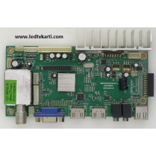 MST6M182VG-V1.2 CVATECH NB11053611AO-A LC370EUN-SEM1 XAW330816B 37 YUMATU LED TV İÇİN ANAKART MAİN BOARD