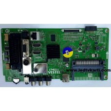 10112986 100417R3 23454458 23398251 17MB211 REGAL 40R6020F 40 SMART LED TV İÇİN ANAKART MAİN BOARD