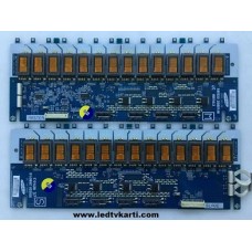 SSI520_28B01-S SLAVE SSI520_28B01-M MASTER  SAMSUNG LE52A856S1M LTF520HE04 LCD TV PANEL İÇİN İNVERTÖR KARTI